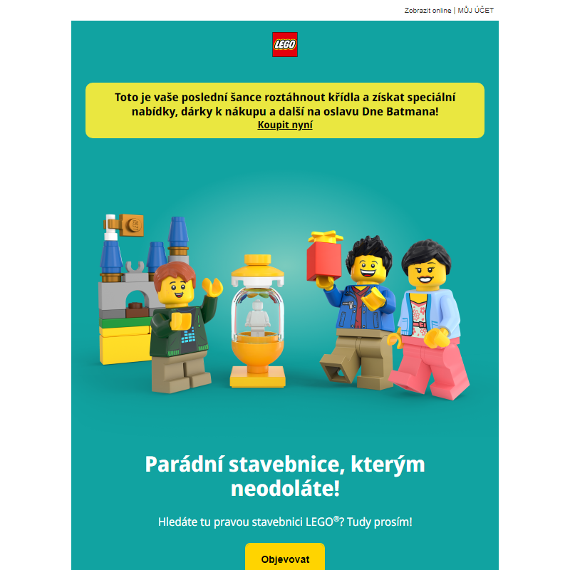 Výběr toho nejlepšího: Nejprodávanější stavebnice LEGO®, které si nemůžete nechat ujít