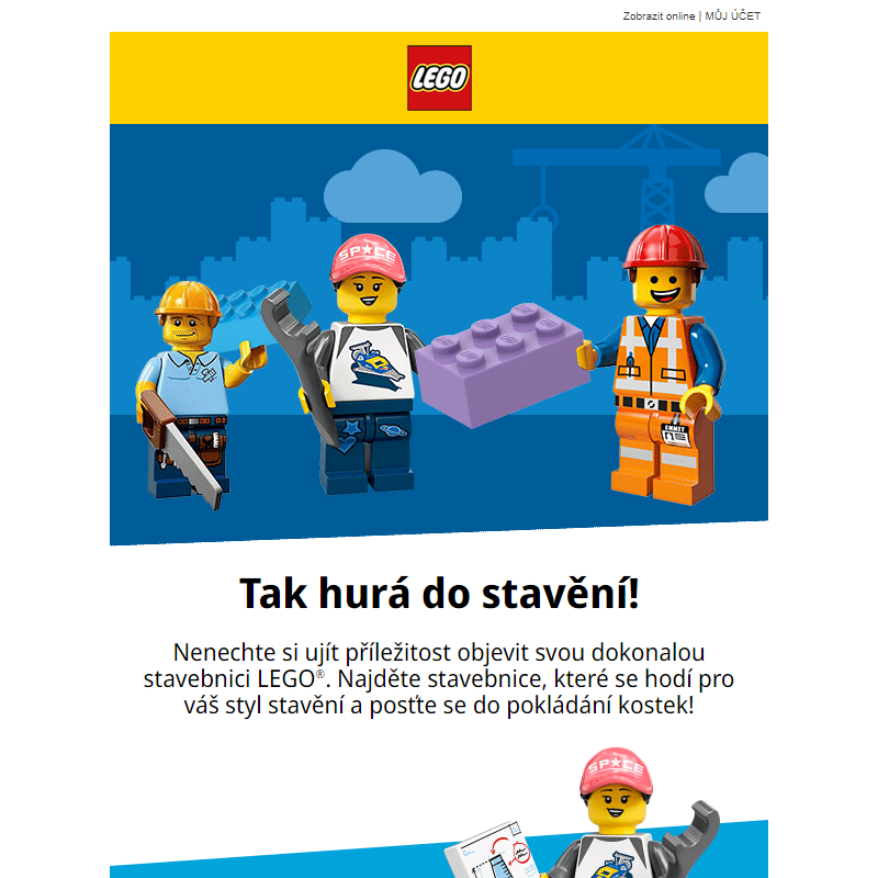 Kostkózní stavebnice LEGO® na míru pro vás!