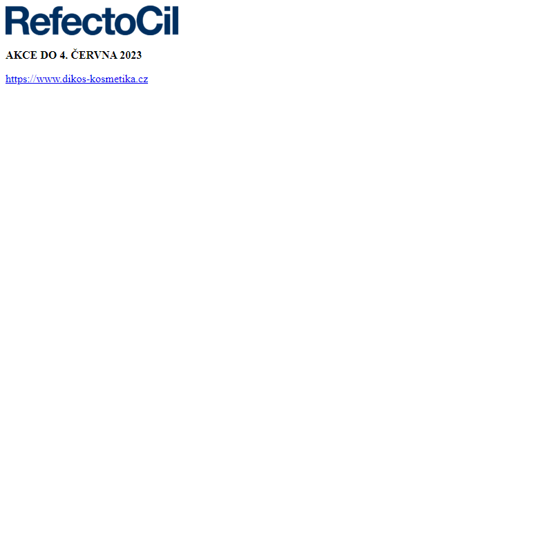 RefectoCil - AKCE DO 4. ČERVNA 2023