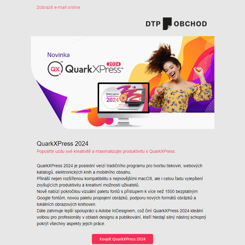 Představujeme QuarkXPress 2023