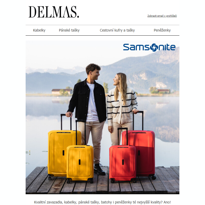 -20% sleva na značky Samsonite a American Tourister | Už máte kufr na letošní dovolenou? _
