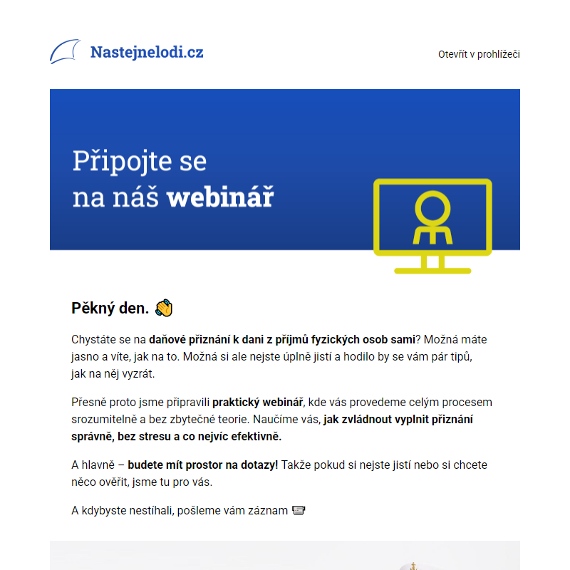 _ Webinář: Jak si vyplnit daňové přiznání