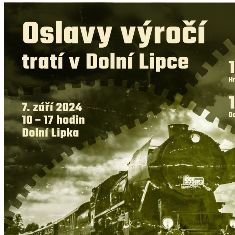 Oslavy výročí tratí v Dolní Lipce