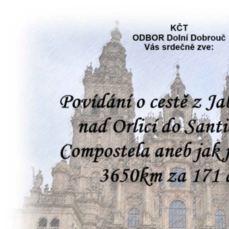 Povídání o cestě z Jablonného nad Orlicí do Santiaga de Compostela