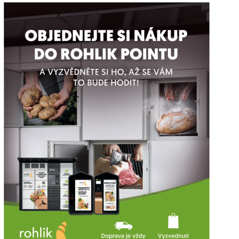 Objednejte si nákup od ROHLIK POINTU