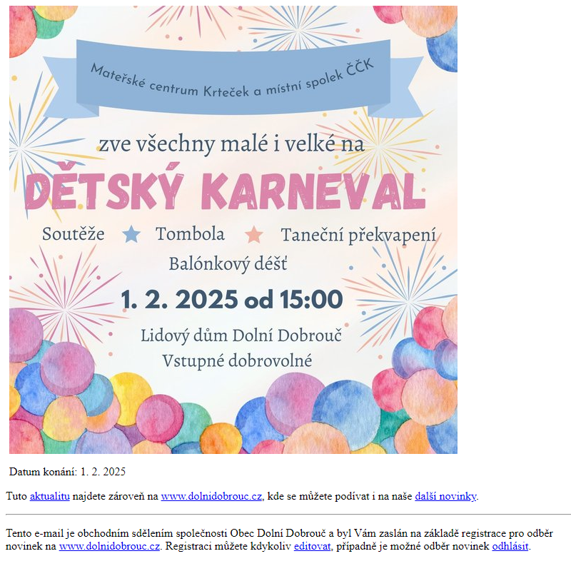 Dětská karneval