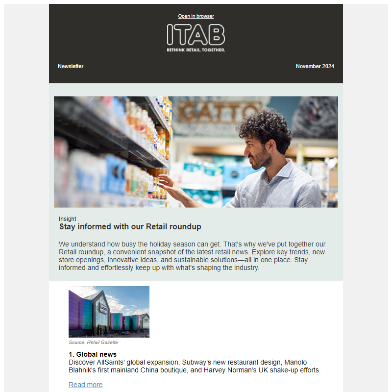 Latest news & insights from ITAB