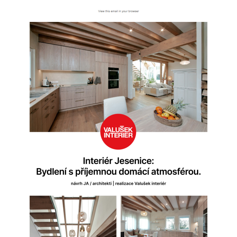 Interiér Jesenice: Bydlení s příjemnou domácí atmosférou.