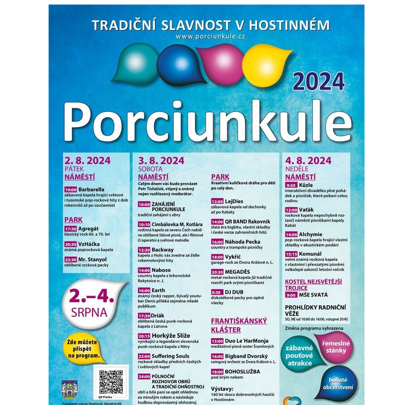 Porciunkule 2024 v Hostinném