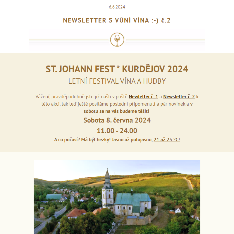 St. Johann fest * Kurdějov 2024