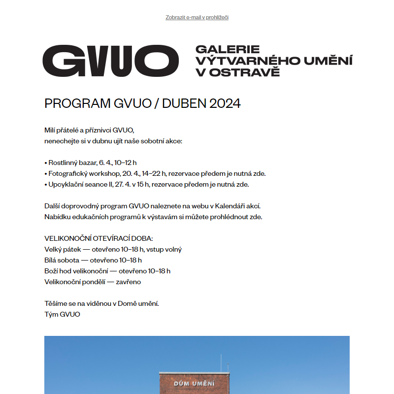 GVUO program DUBEN 2024