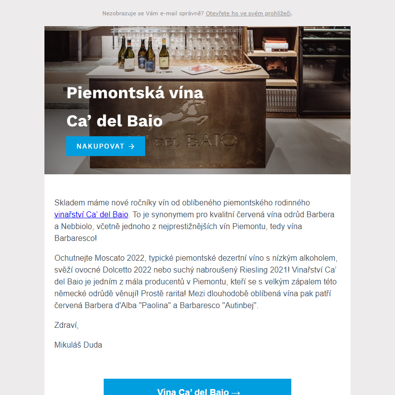 Moscato i Riesling _: Nové ročníky oblíbených piemontských vín