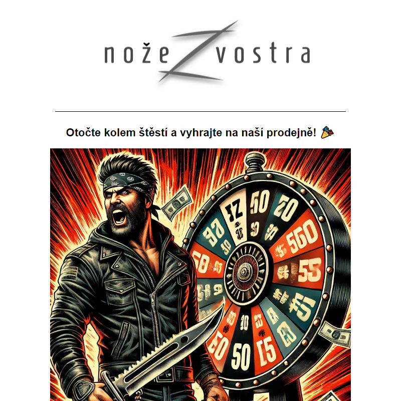 Otočte kolem štěstí a vyhrajte na naší prodejně! _