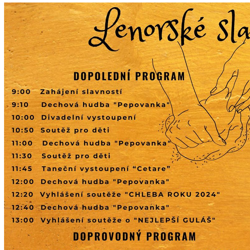 Lenorské slavnosti chleba 20.7.2024