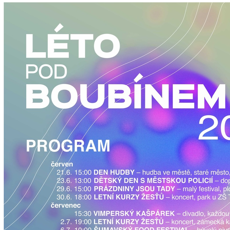 LÉTO 2024 POD BOUBÍNEM