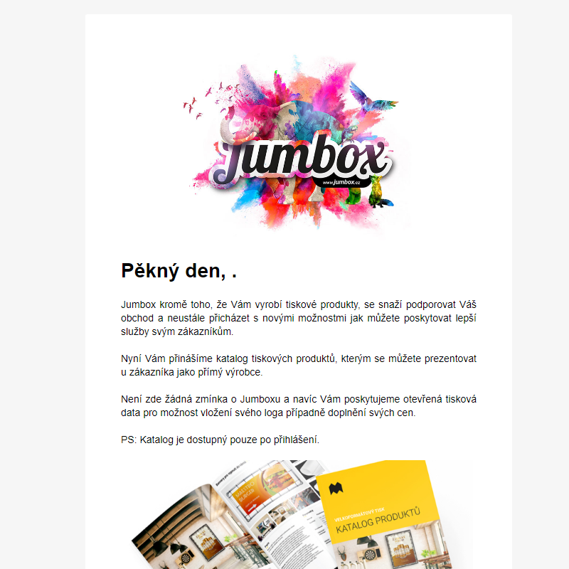 Jumbox - Online katalog produktů