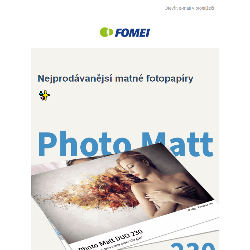 Nejprodávanější matný fotopapír pro hobby i profi tiskaře __