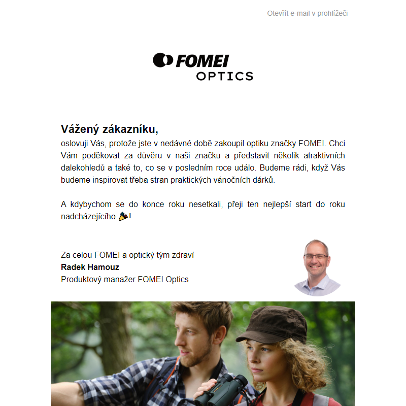 Co nového ve FOMEI | Optika _