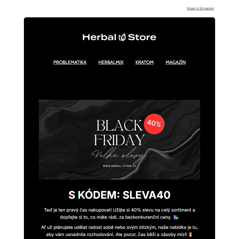 _ Black Friday: 40% sleva, kterou nechcete propásnout! _