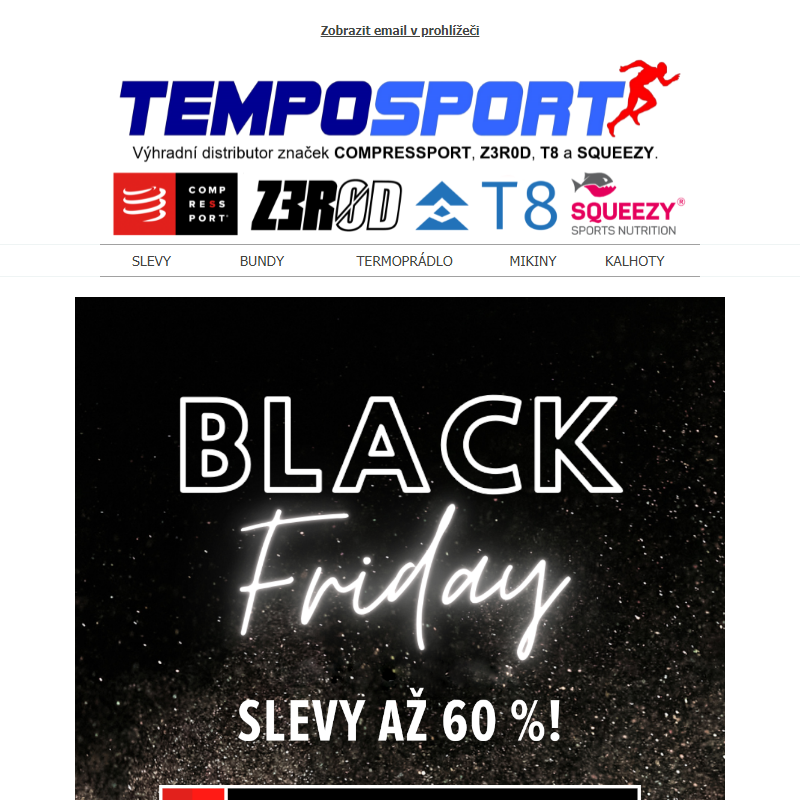 COMPRESSPORT BLACK FRIDAY POUZE DO PONDĚLÍ!