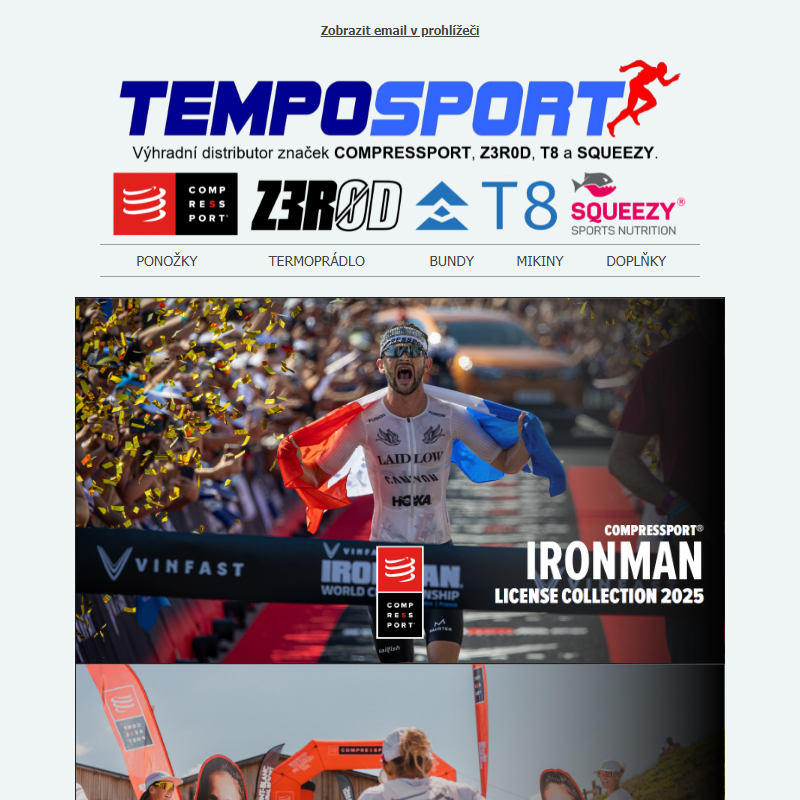 Poslední šance! Kolekce UTMB a IRONMAN 2025 od COMPRESSPORT!