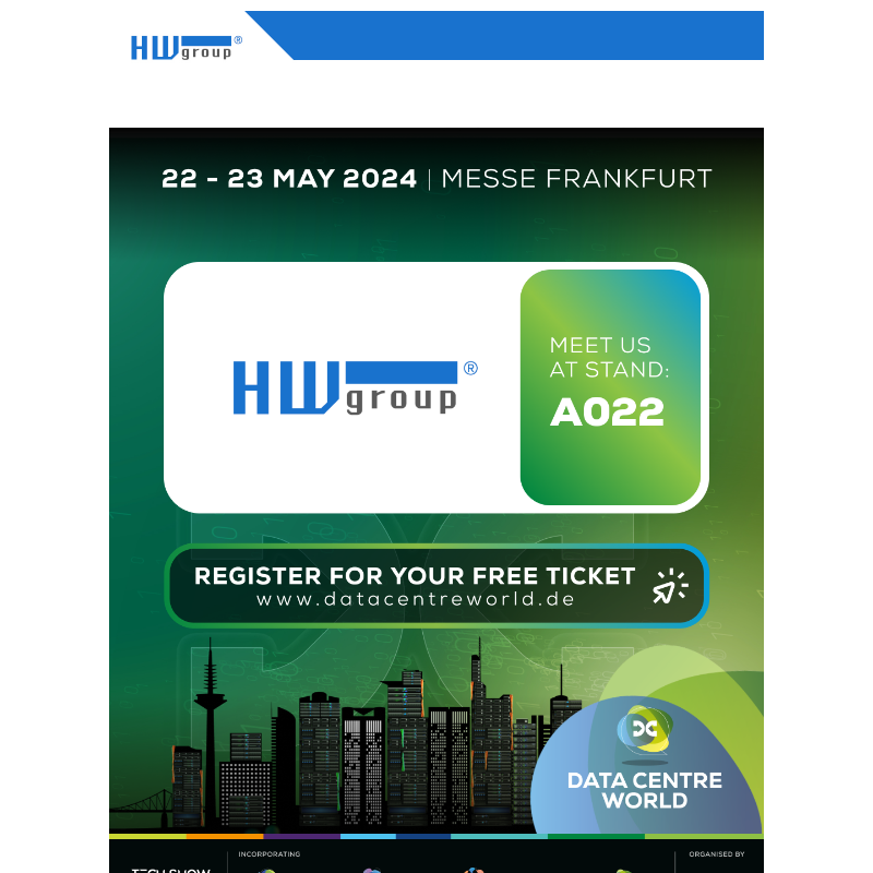 HW group is coming to DCW Frankfurt