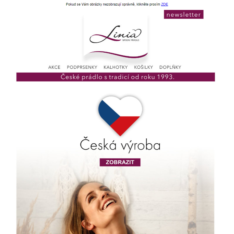 Český výroba -15% - Linia.cz