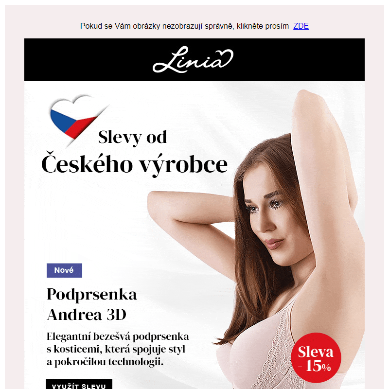 Poslední den ! Slevy od Českého výrobce - Linia.cz