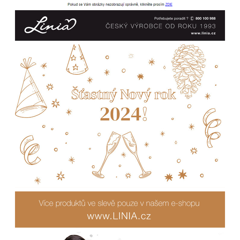 Šťastný Nový rok 2024! - Linia.cz