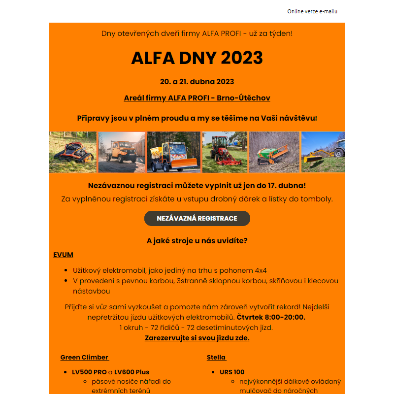 Už za týden - ALFA DNY 2023