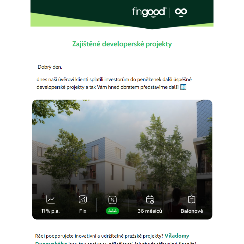 Zajištěné developerské projekty