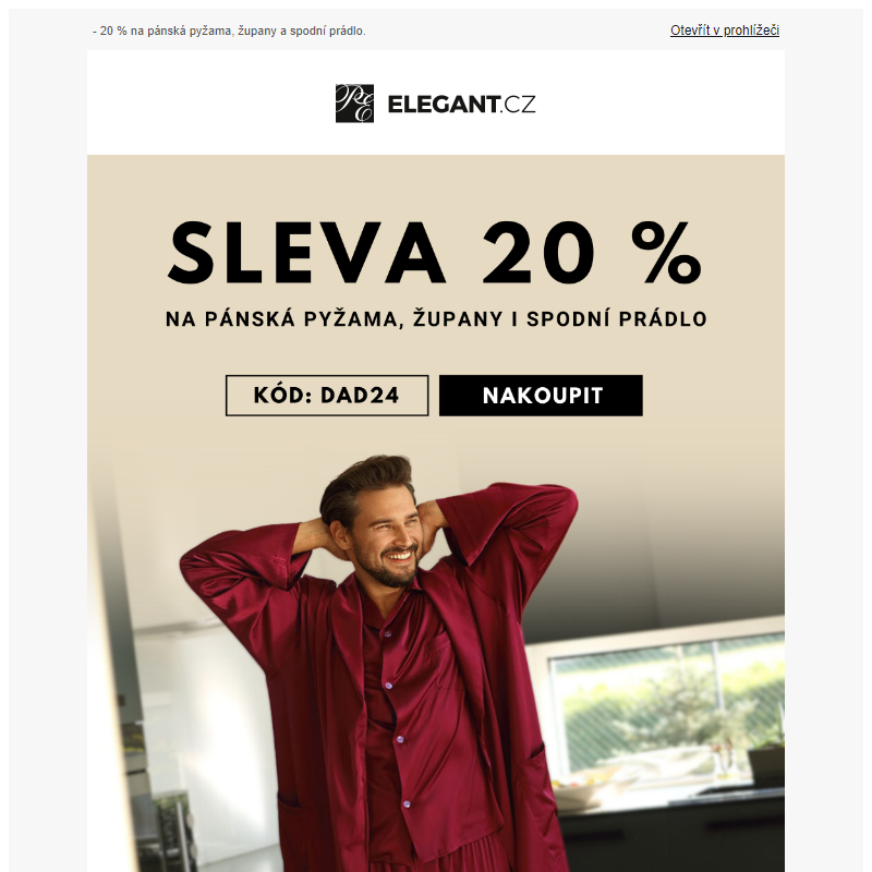 Překvapte tatínka! Akce ke Dni otců: - 20 % s kódem DAD24