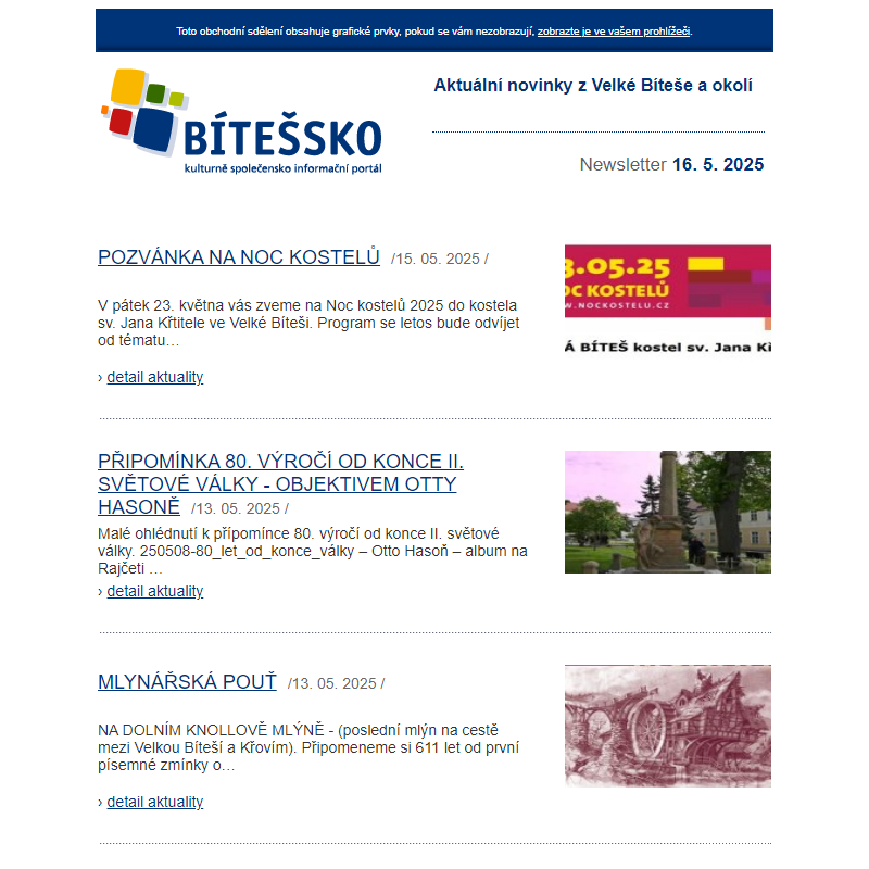 Aktuálně z Bítešska