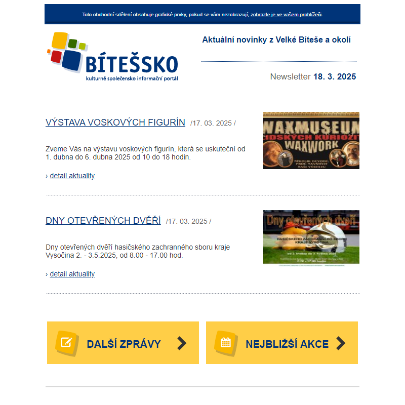 Aktuálně z Bítešska