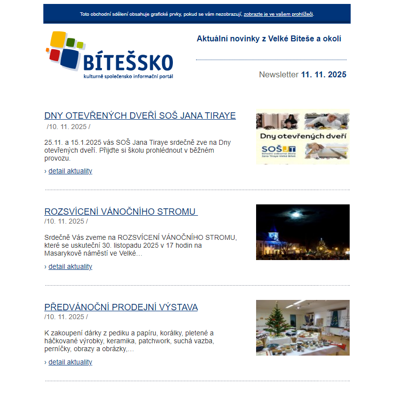 Aktuálně z Bítešska
