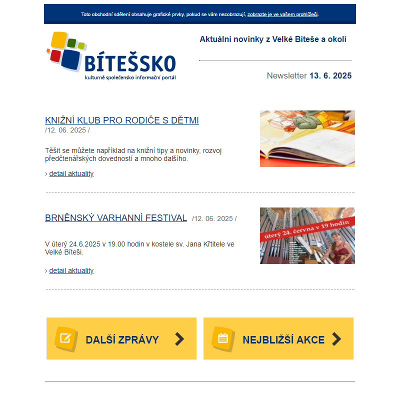 Aktuálně z Bítešska