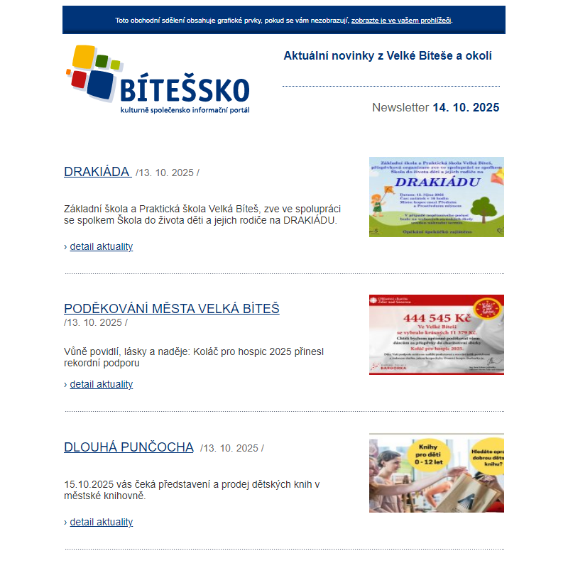 Aktuálně z Bítešska