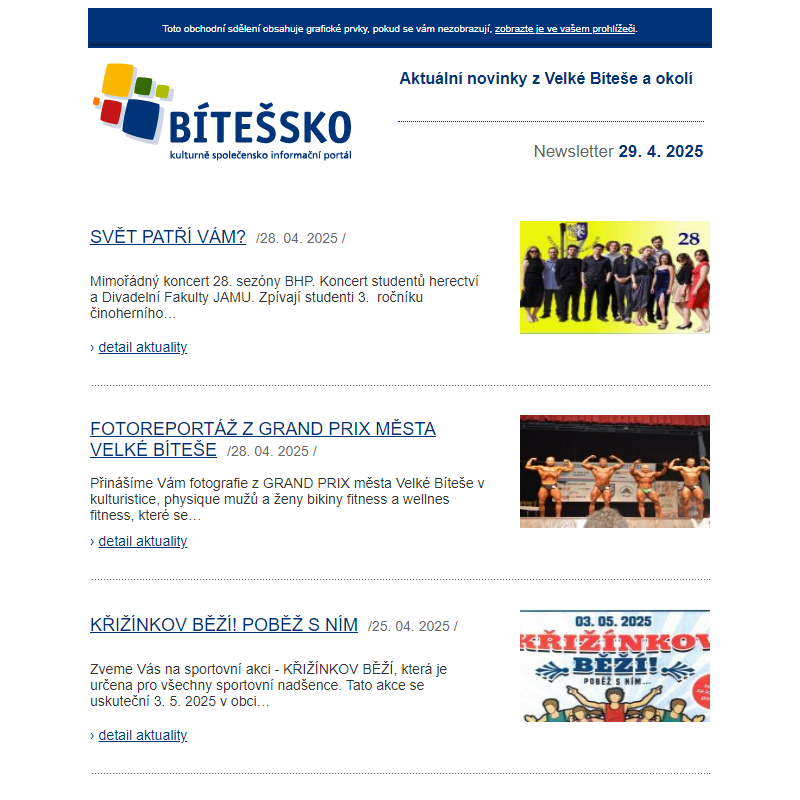 Aktuálně z Bítešska