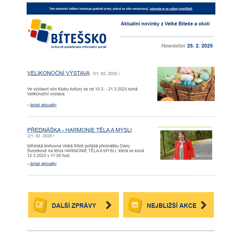 Aktuálně z Bítešska