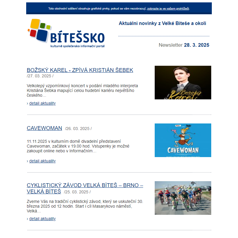 Aktuálně z Bítešska
