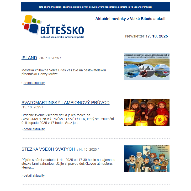Aktuálně z Bítešska