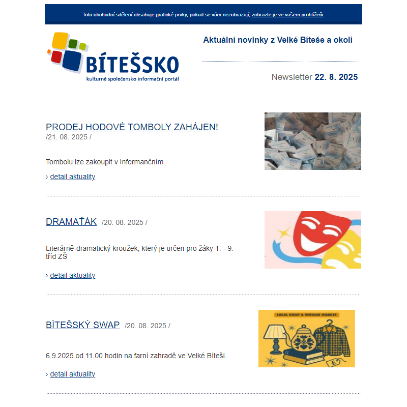 Aktuálně z Bítešska