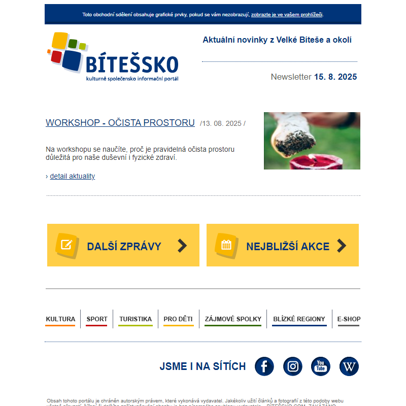 Aktuálně z Bítešska