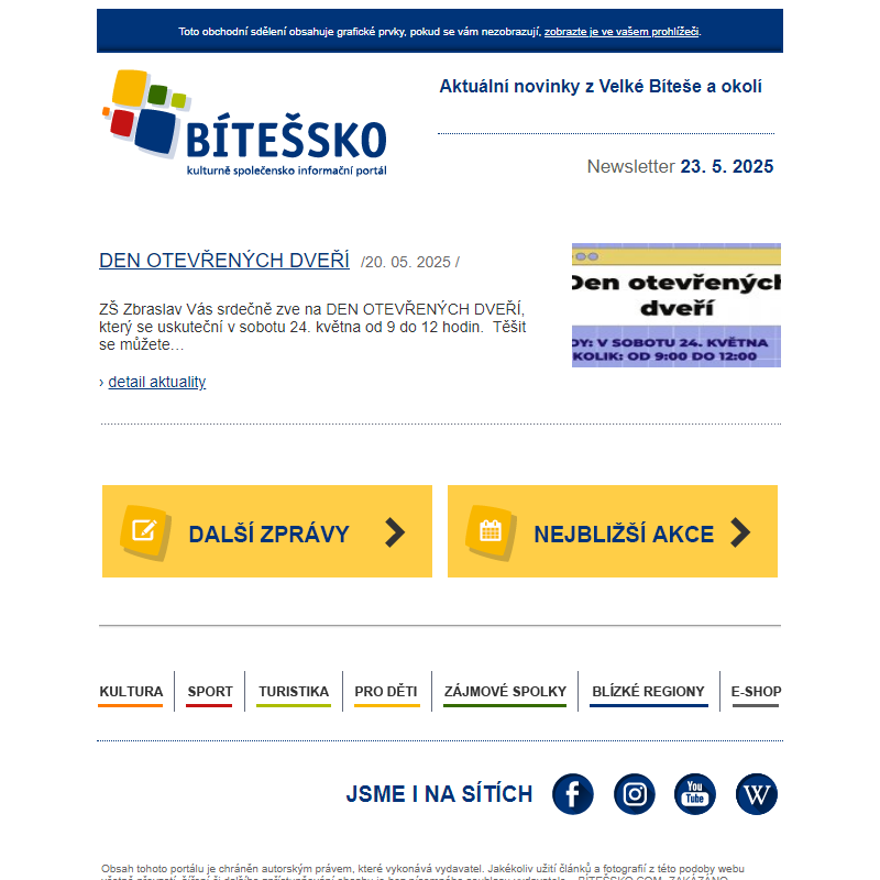 Aktuálně z Bítešska