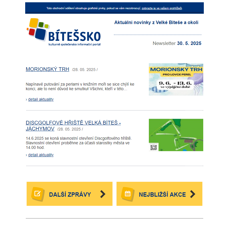 Aktuálně z Bítešska