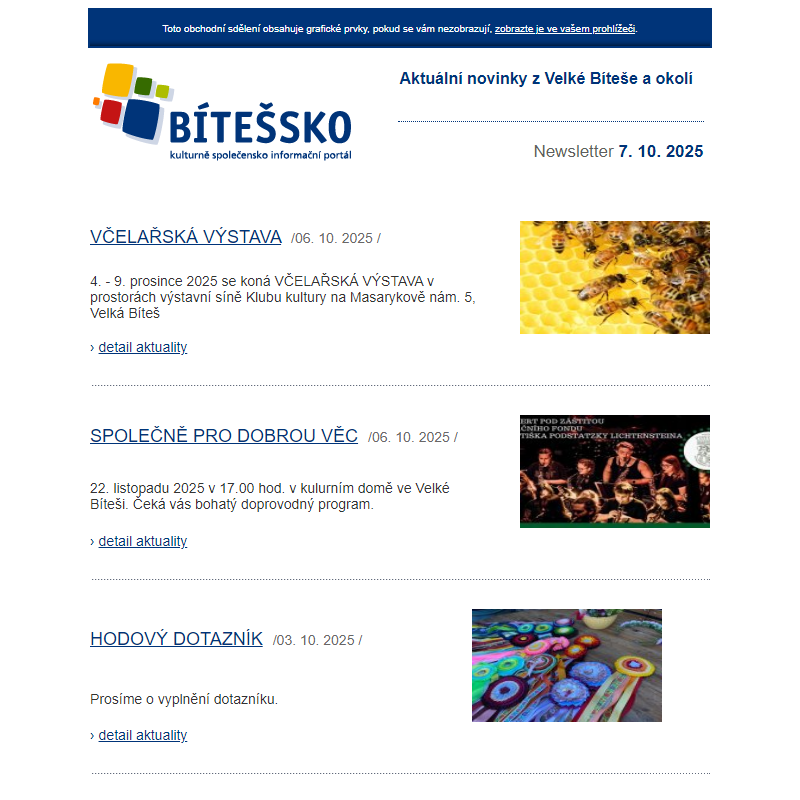 Aktuálně z Bítešska