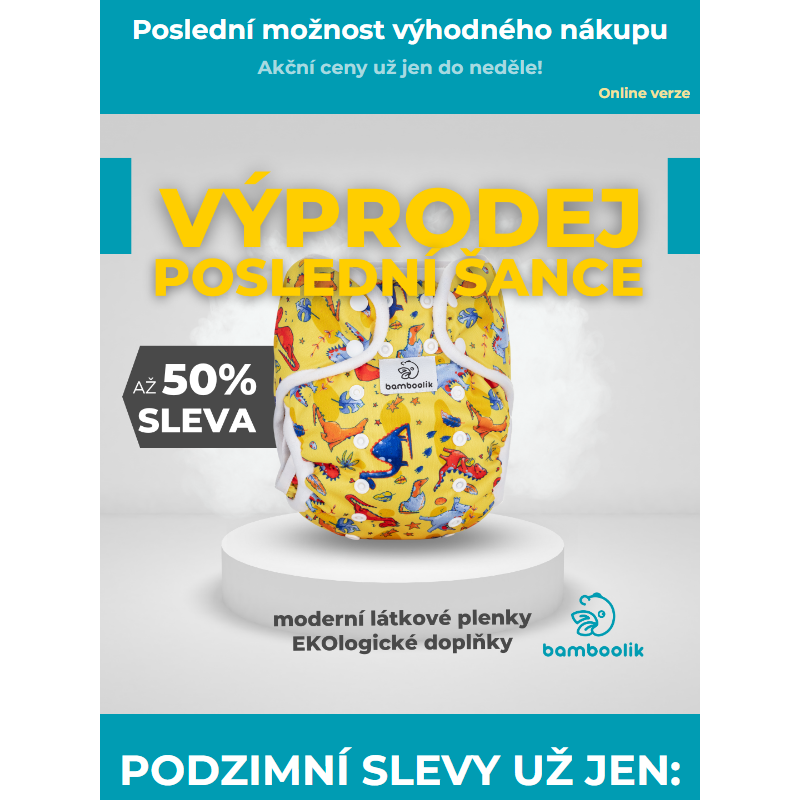 ___ Poslední šance nakoupit se slevou až 50%