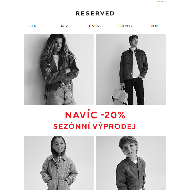 _ Navíc -20% na zlevněné produkty