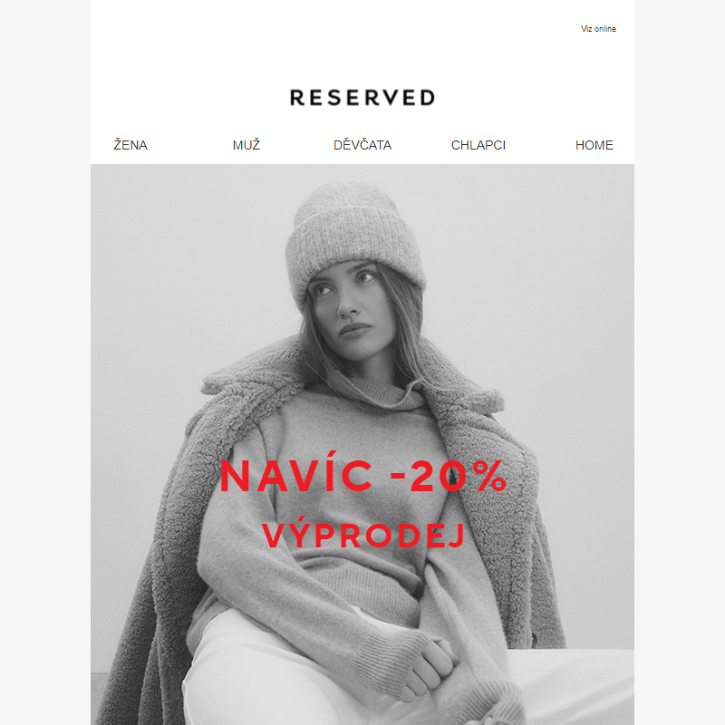 _ Navíc -20% na zlevněné produkty.