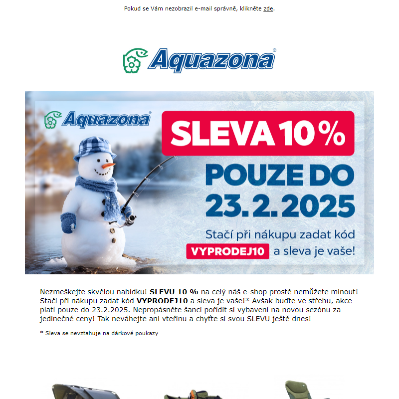 Nenechte si ujít 10% SLEVU na cokoliv!